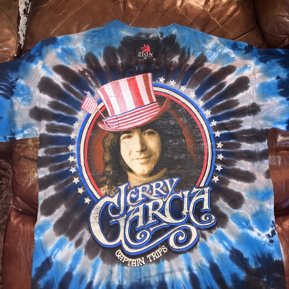 Zion Rootswear Jerry Garcia Tie-Dye T-Shirt